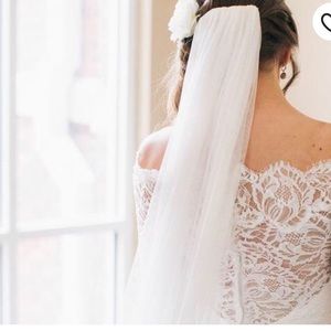 Waltz length Wedding veil